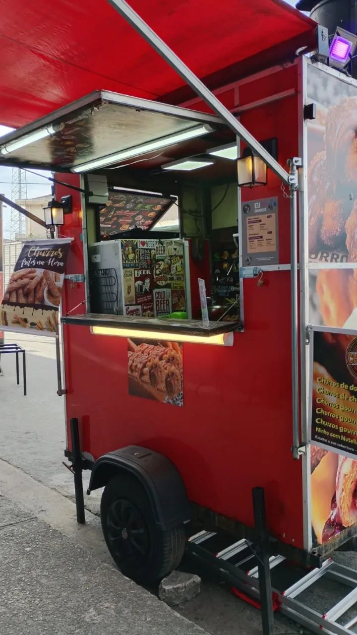 Trailer Food Truck Churros completo