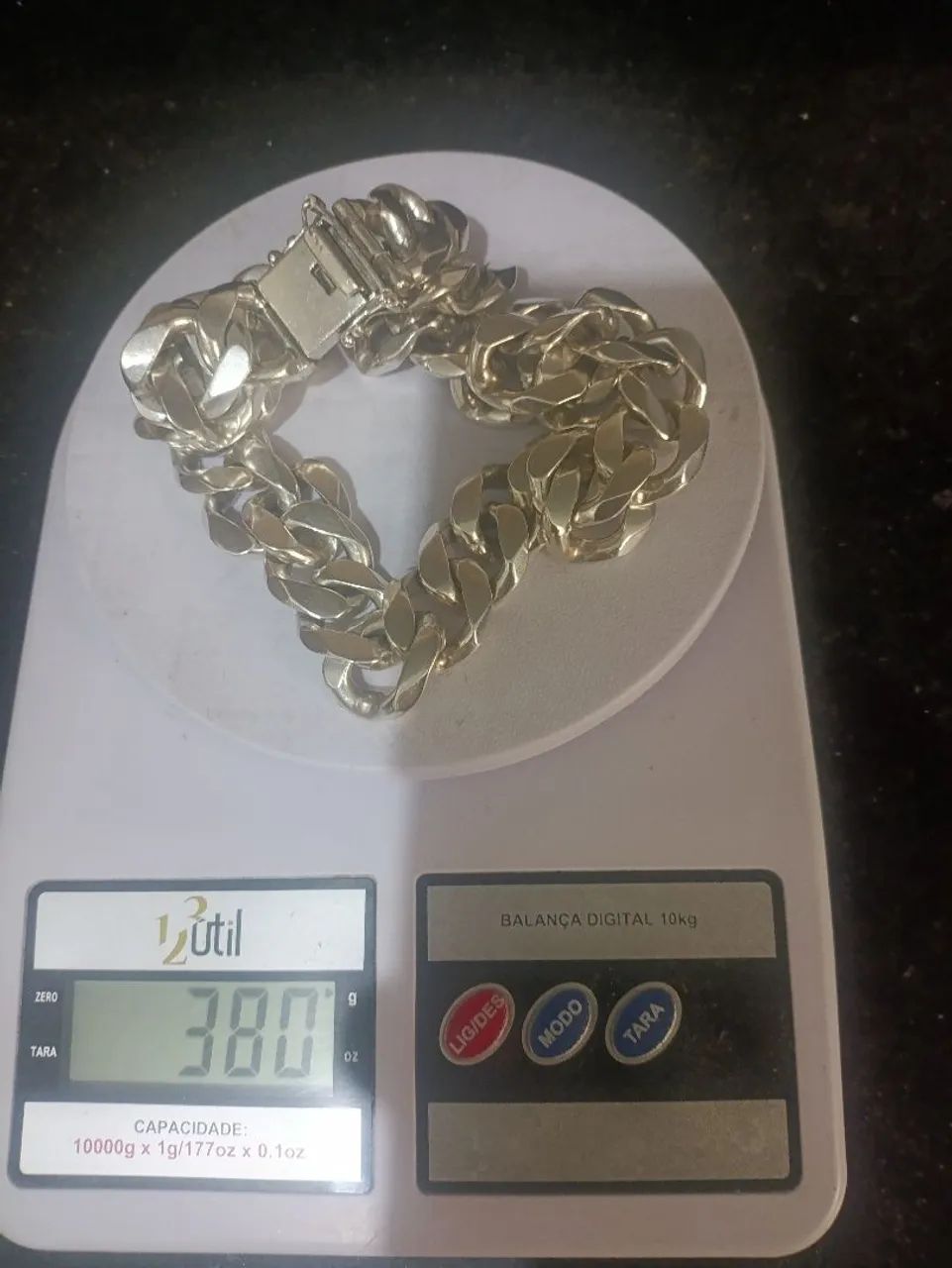 Corrente de prata 380grams 