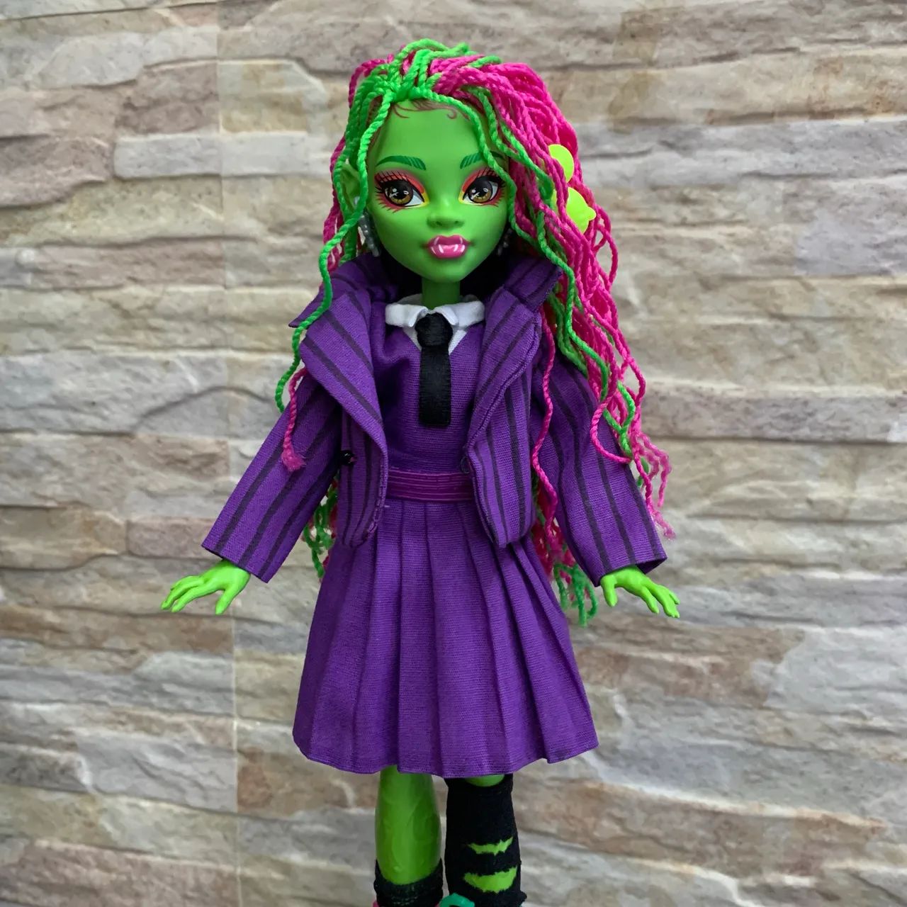 Roupinha Uniforme Escola Wandinha  - Foto 4