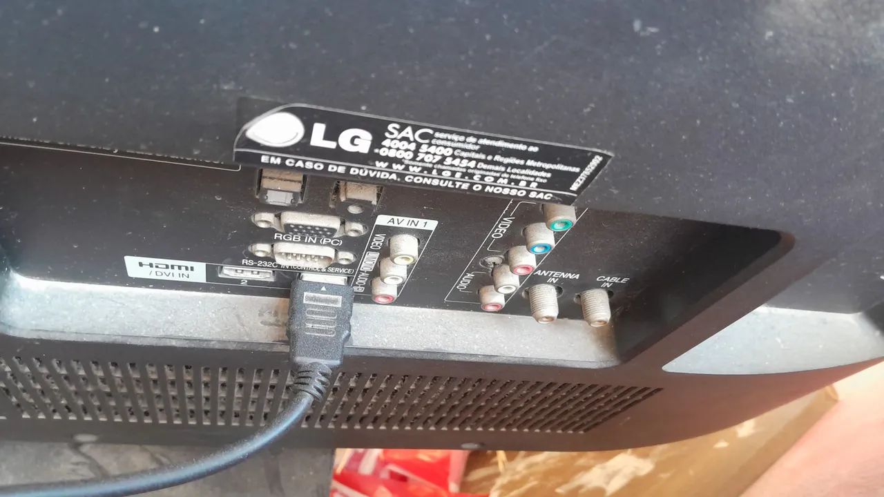 TV LG 42LK450 42 Polegadas LED (2011) - Funcionando, c/ Controle + Conversor e Antena - Foto 4