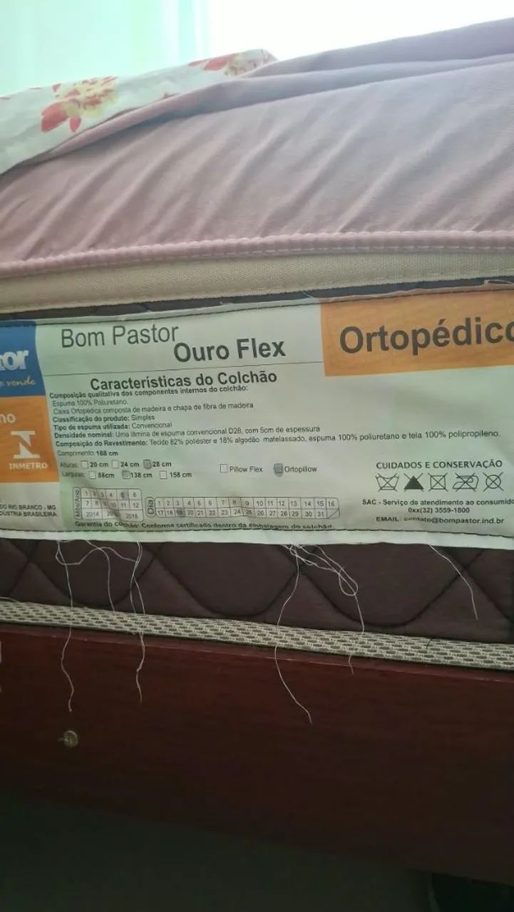 Cama com colchão ortopédico  - Foto 2