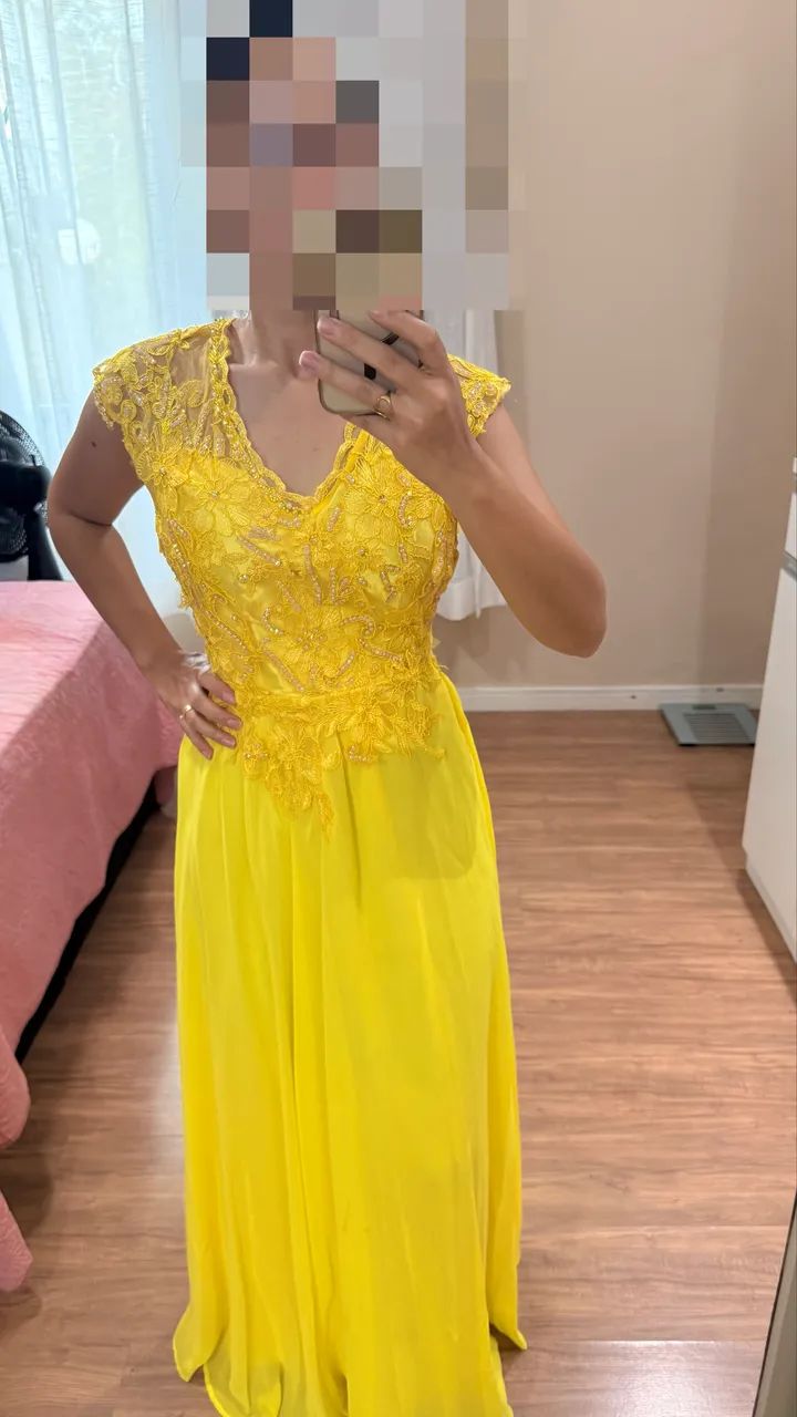 Vestido de festa longo 