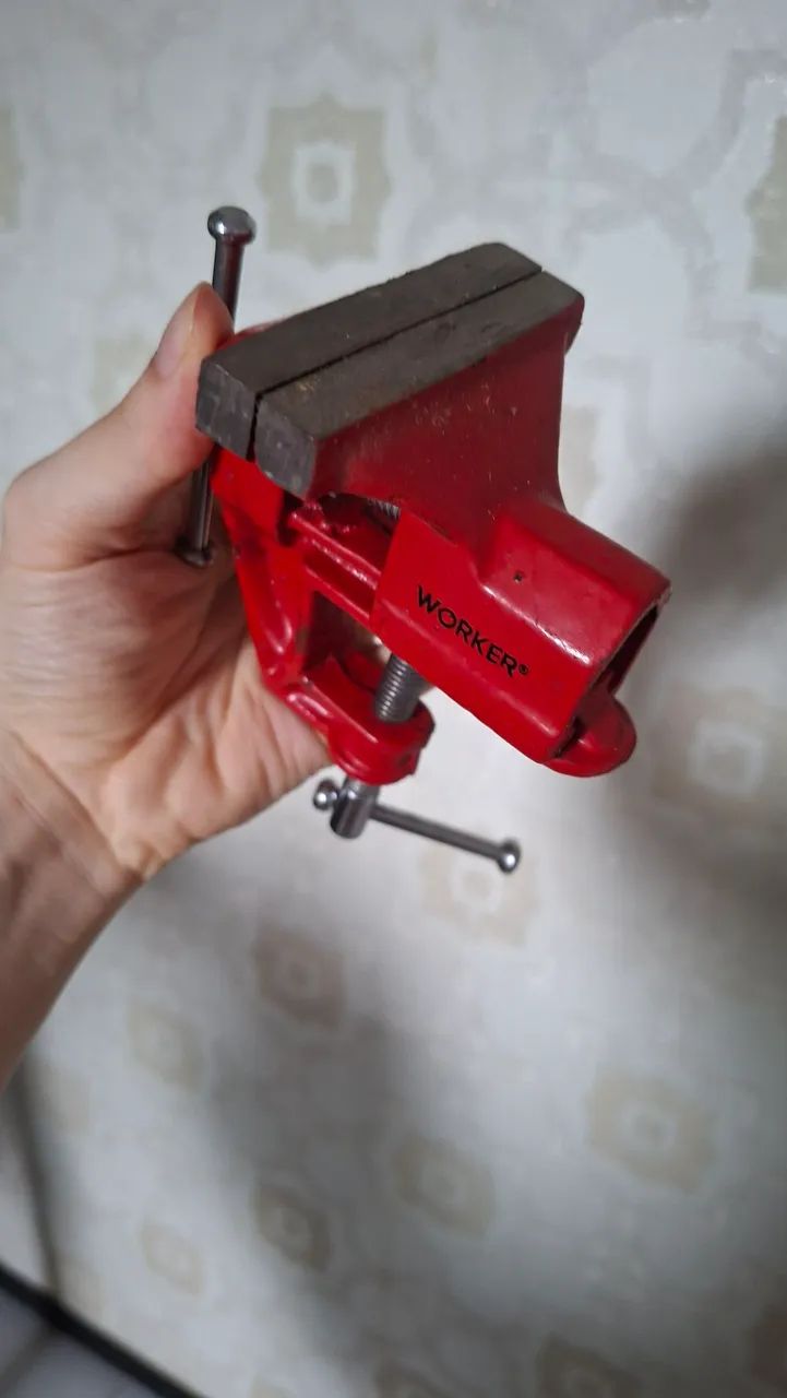 Mini Torno de Bancada Fixo 75mm - Foto 3