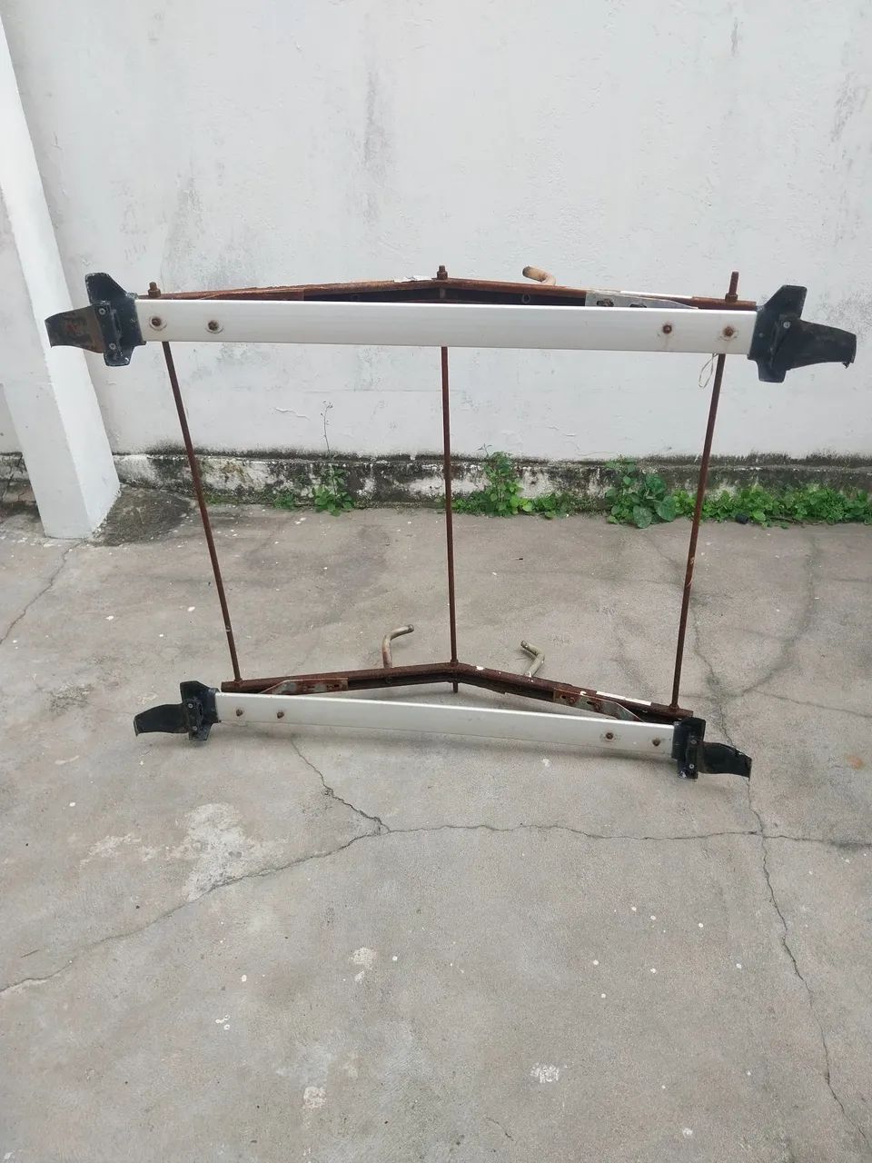 Bagageiro rack para carro com apoio para 2 escadas - Foto 2