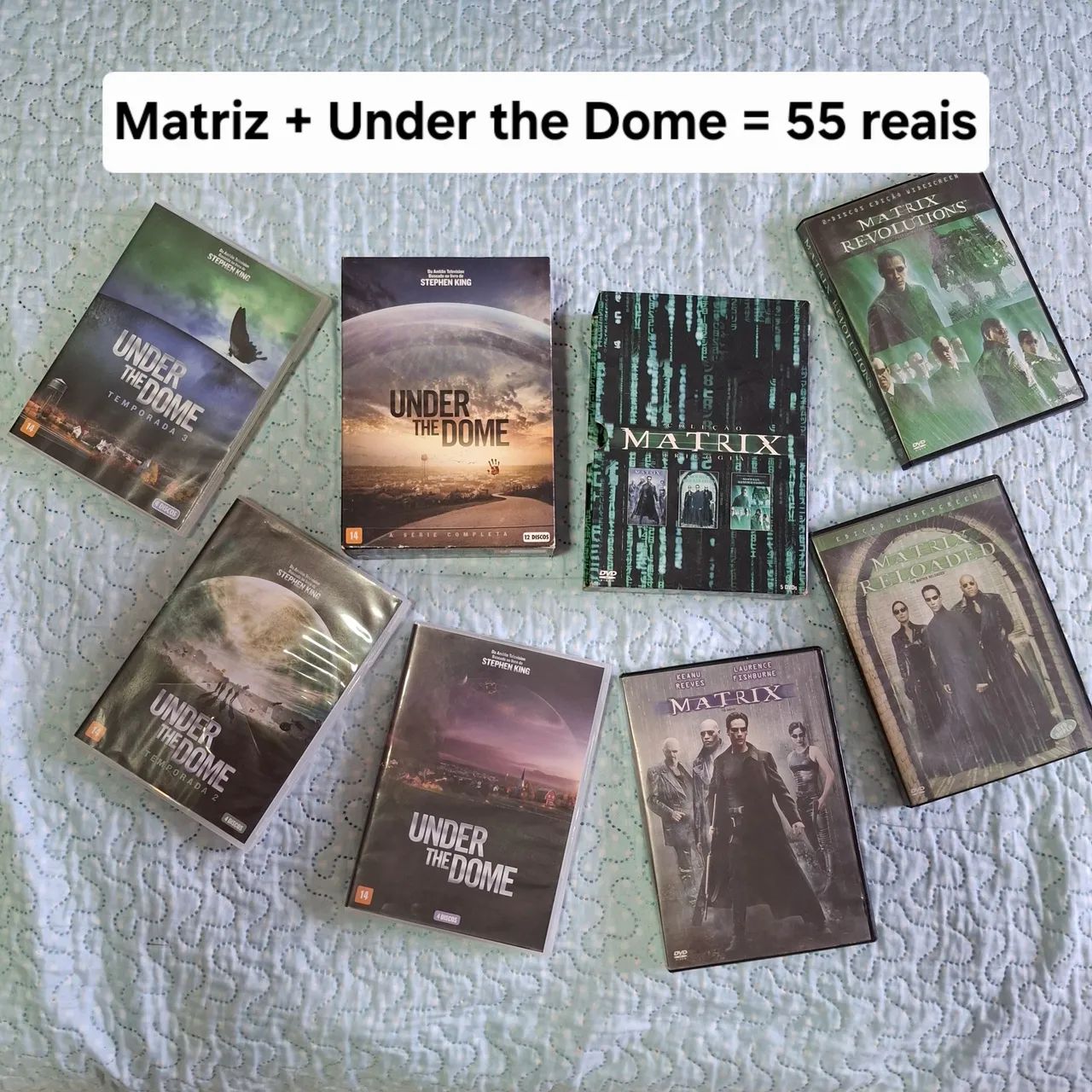 Matriz e Under the Dome em DVD - 55 reais (ler descrição)