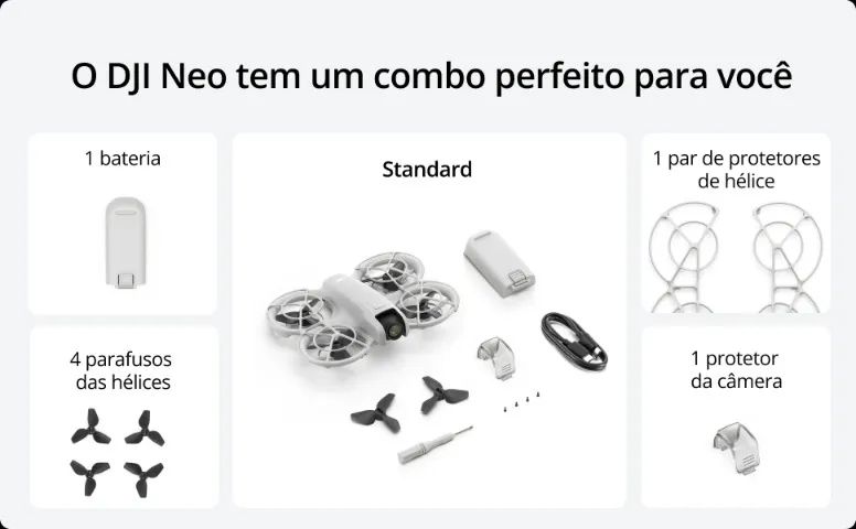 Drone Dji Neo Fly More Combo Br Dji051 - 3 Baterias - Foto 5