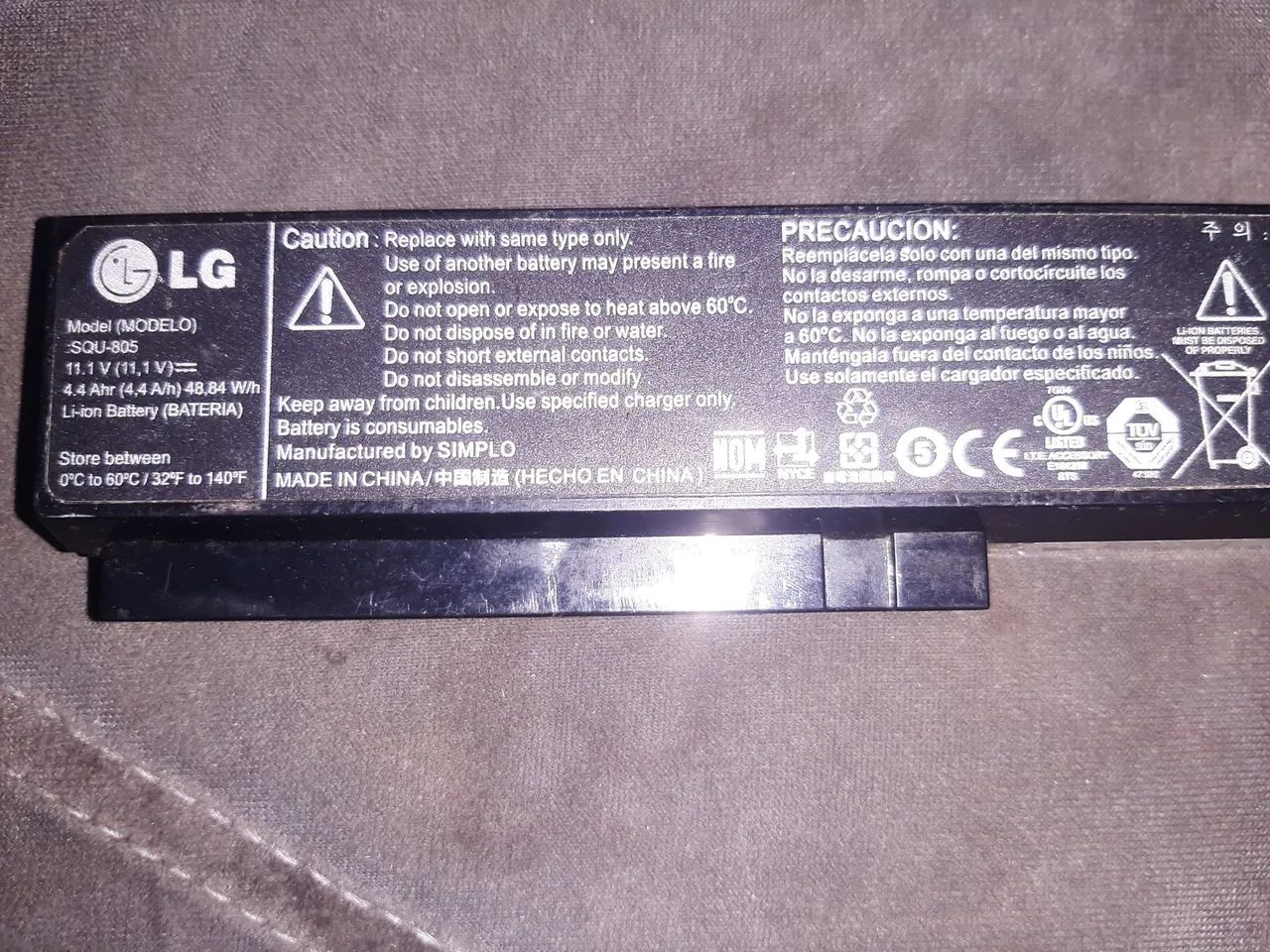 Bateria notebook 
