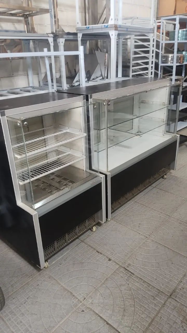 vitrine de padaria usada / 