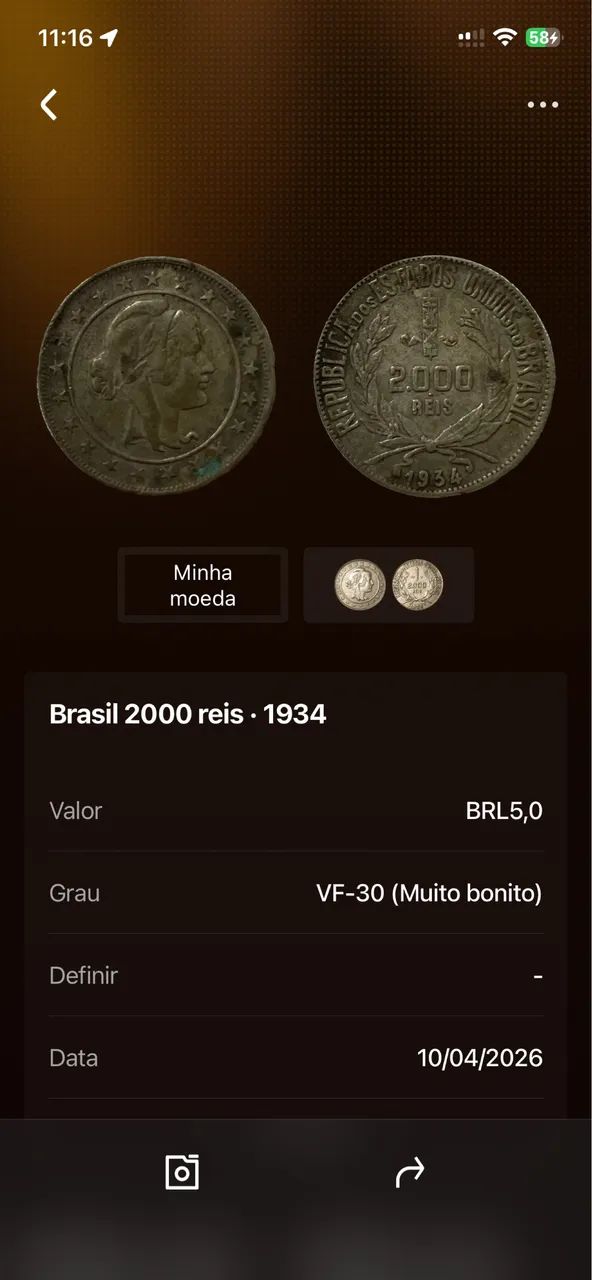 Moeda de coleção 