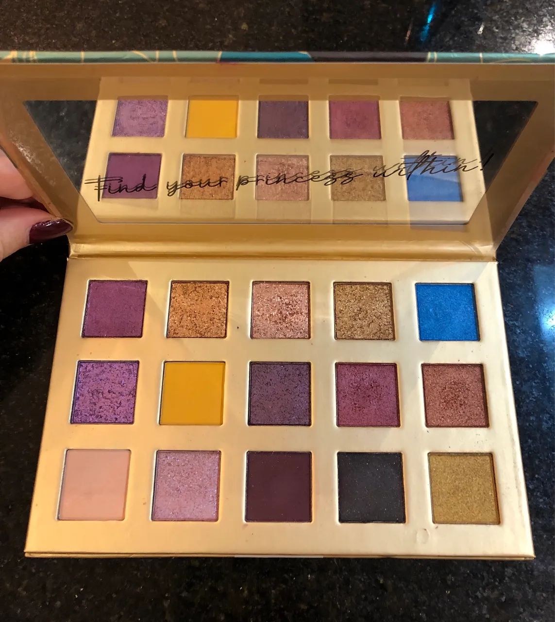 Paleta sombras maquiagem