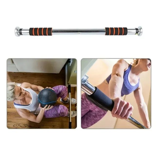 Barra Fixa Porta - Exercicios Treino Apoio Flexão Musculação - Nova