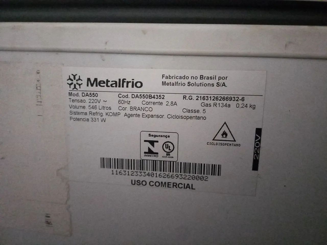 Freezer horizontal metalfrio  - Foto 4