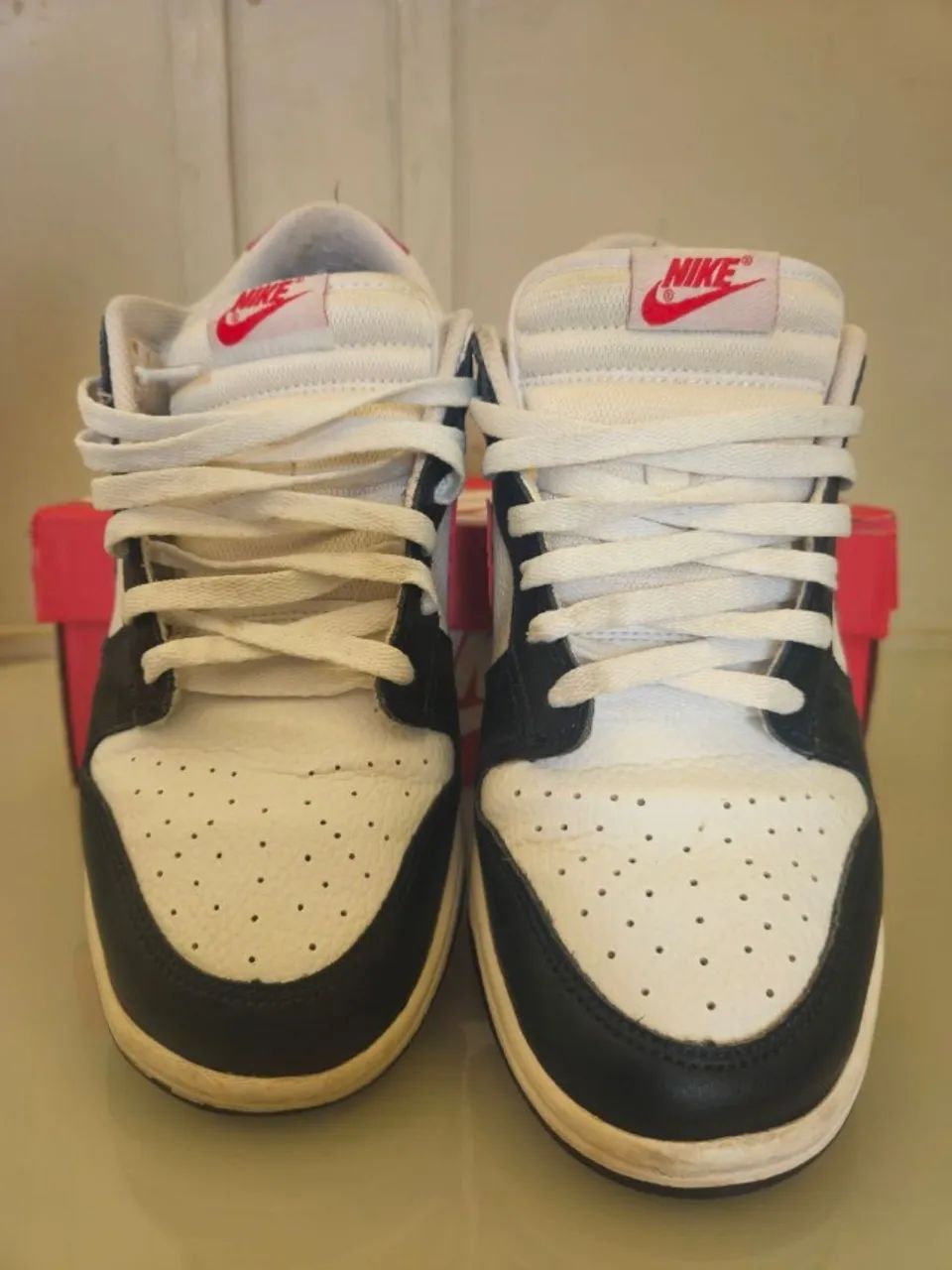 Nike Dunk Low Red Swoosh Panda - Foto 4