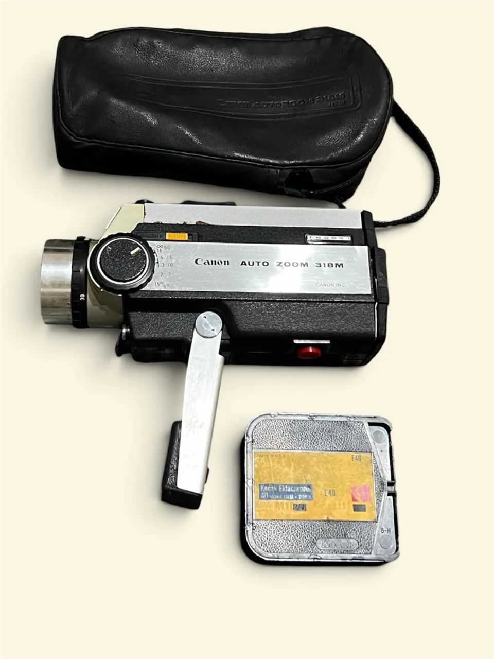 Canon AUTO ZOOM 318M ビデオカメラ本体 Camera Canon Auto Zoom 318m Super 8 Vintage Colecionador (Usado