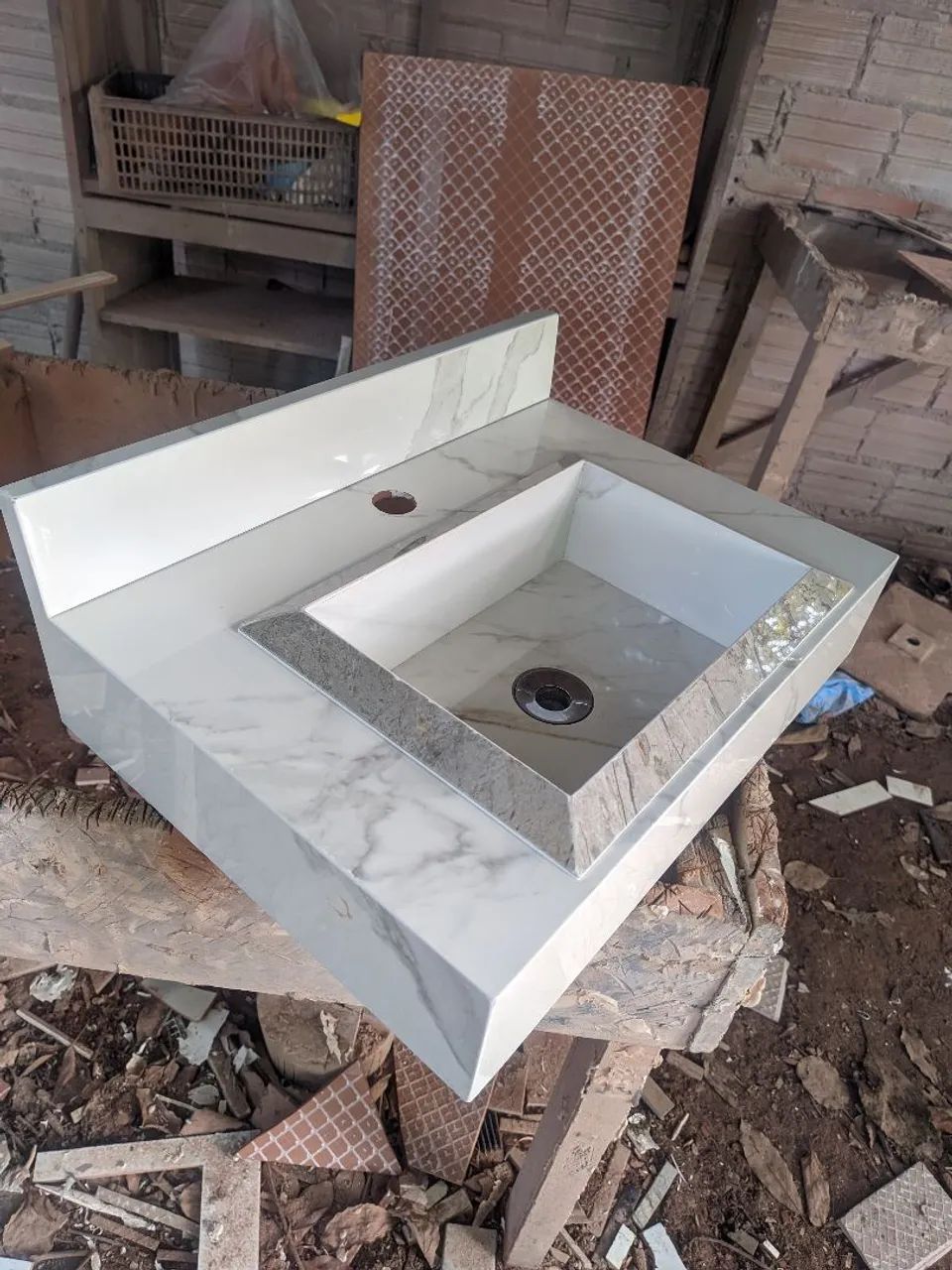 Pia de porcelanato pronta entrega  - Foto 2