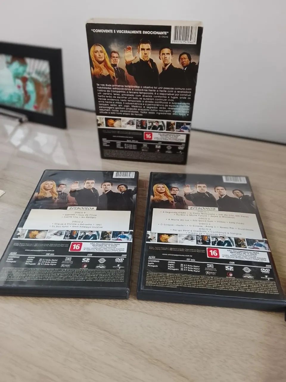 Caixa DVD - Heroes (Terceira Temporada)  - Foto 4