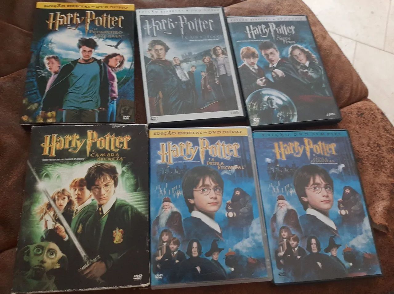 HARRY POTTER  6 DVDs