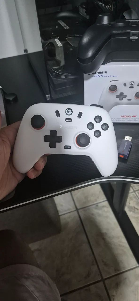 Controle Gamesir Nova Lite - Branco  - Foto 2