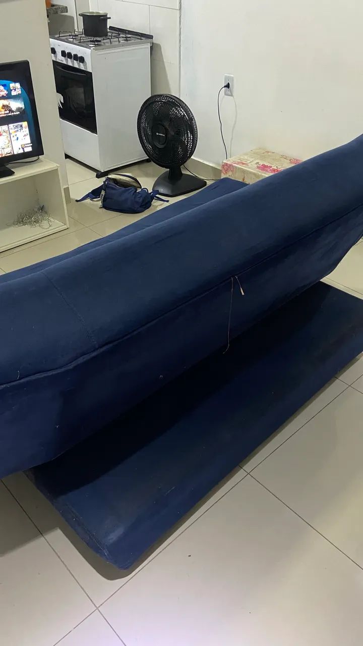 Sofá cama Azul