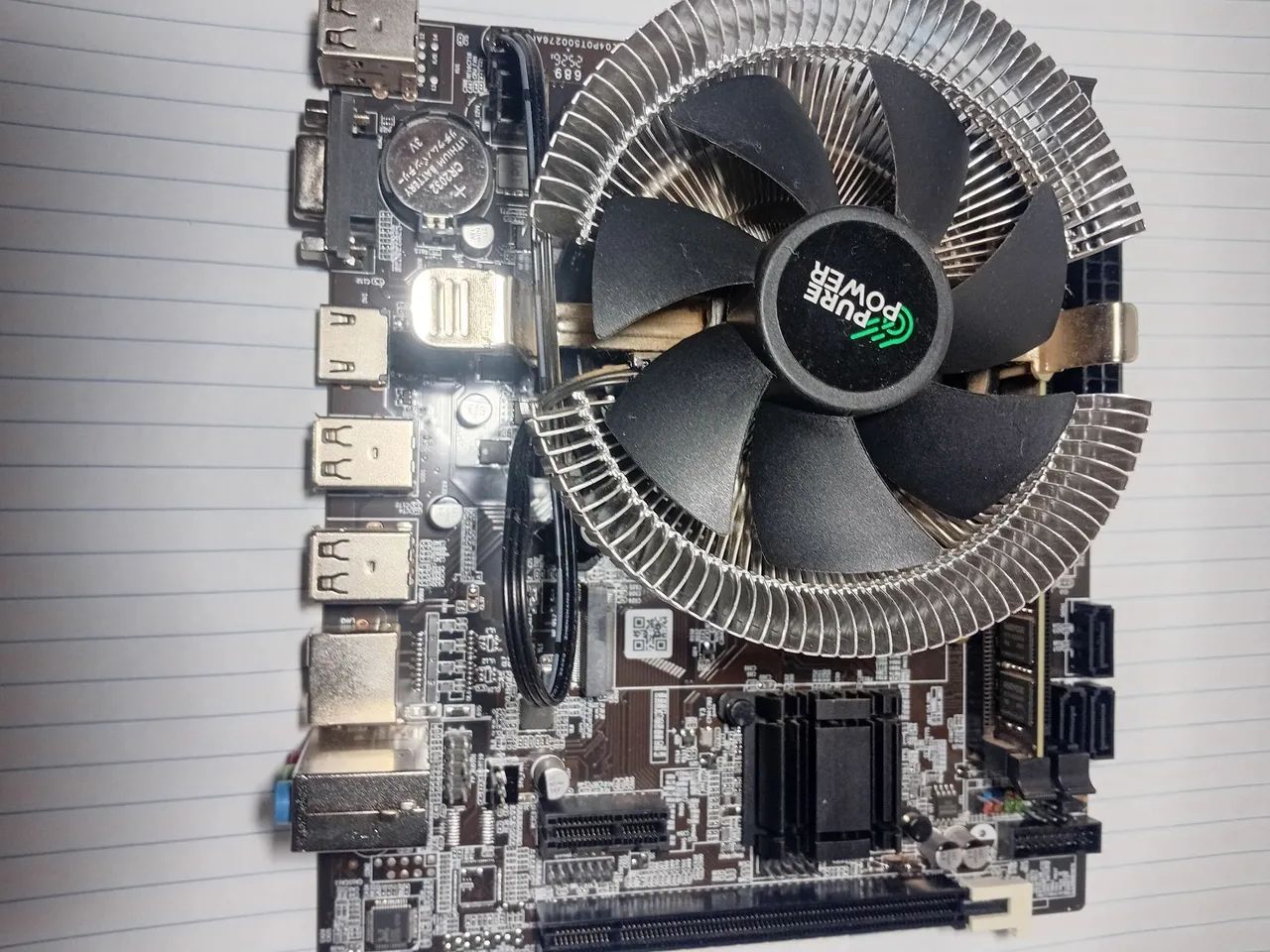 Placa mãe H61 DDR3 e Processador I3 3220 - Foto 4