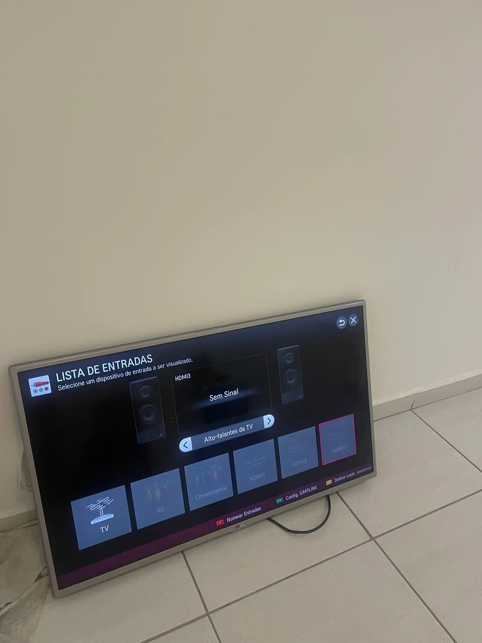 TV LG 32 Polegadas, Imagem perfeita 
