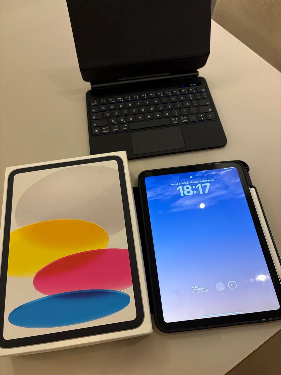 iPad 11 128 g Prateado  + Apple Pencil 