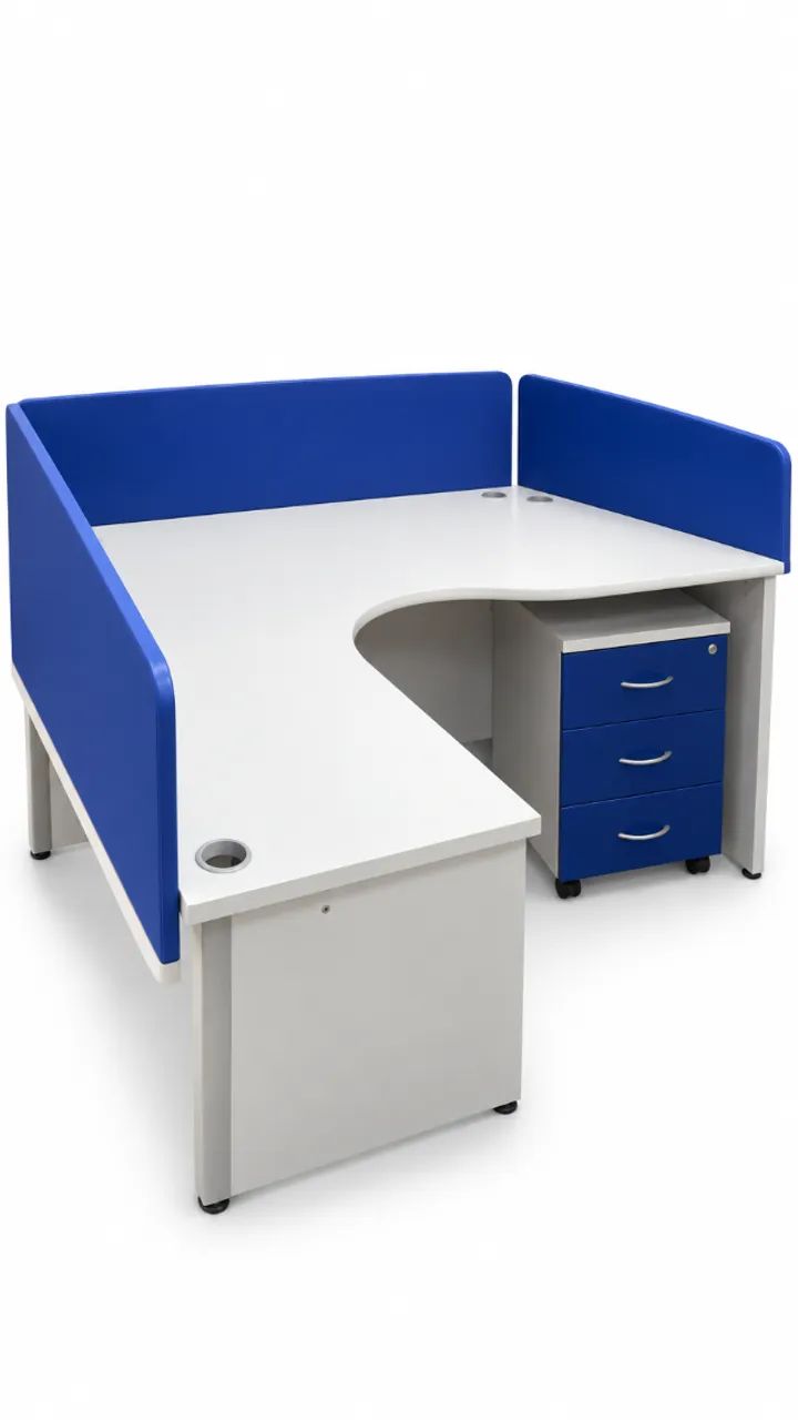 Mesa de escritorio em L - Foto 4