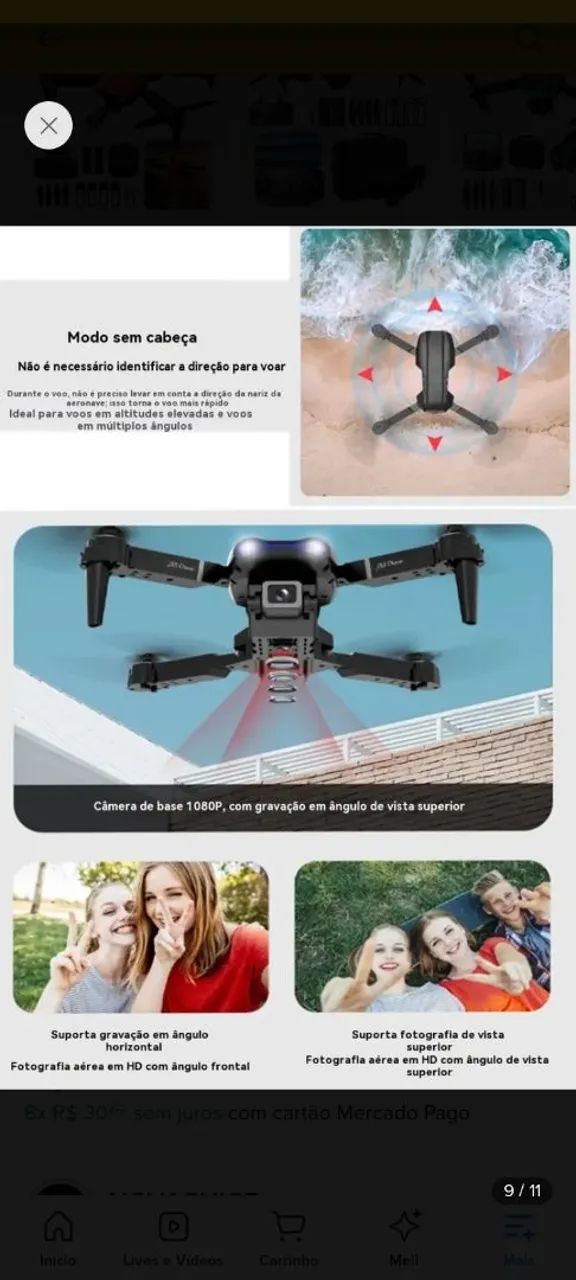 Vende-se drone novo - Foto 2