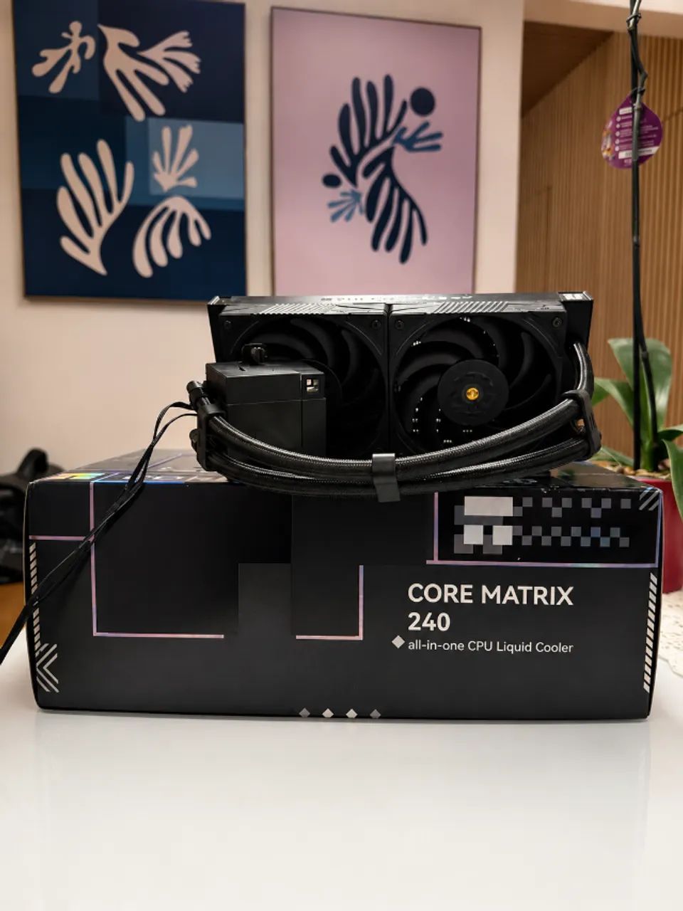 Water Cooler Thermalright Core Matrix 240 ARGB AMD Intel Completo Box com NF.