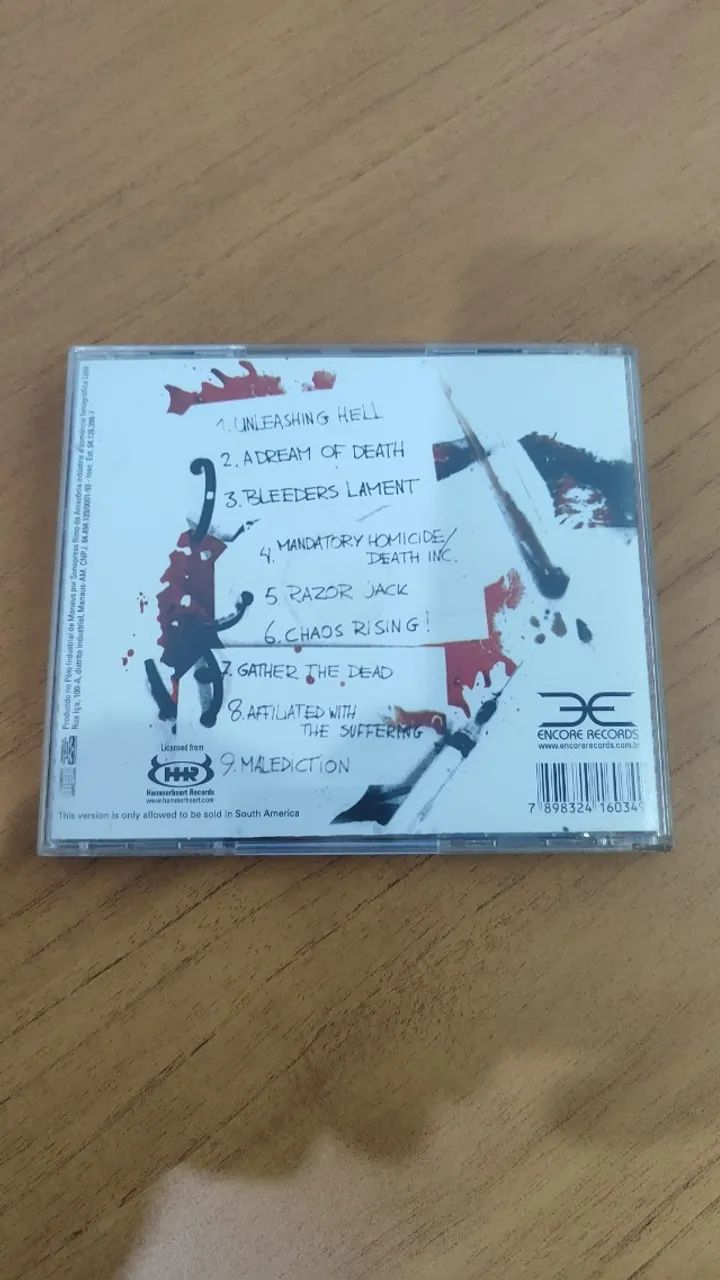 Blood Red Throne - Affiliated With The Suffering CD 2003 - Foto 3