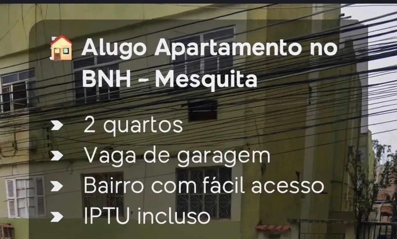 Ap 2 quartos sem depósito Bairro bnh  