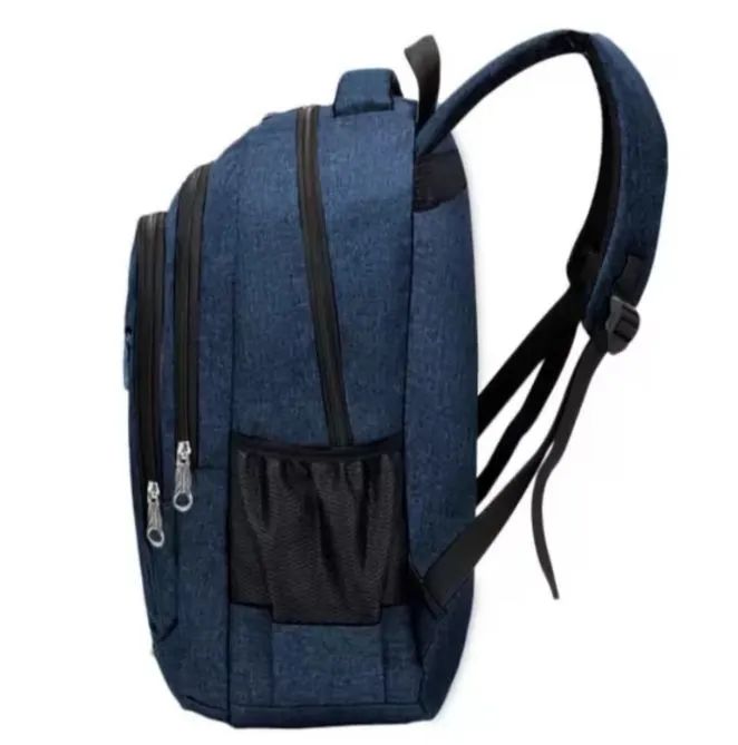 Mochila PREMIUM impermeável azul - Foto 3