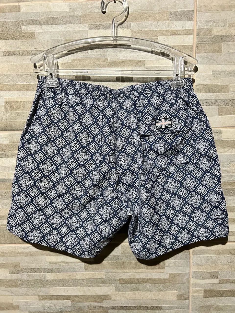 Short moda praia azul Pink g - Foto 4