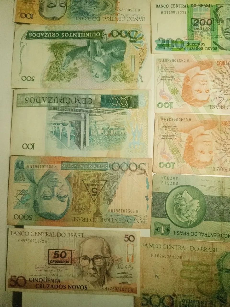 Cédulas Antigas brasileiro 