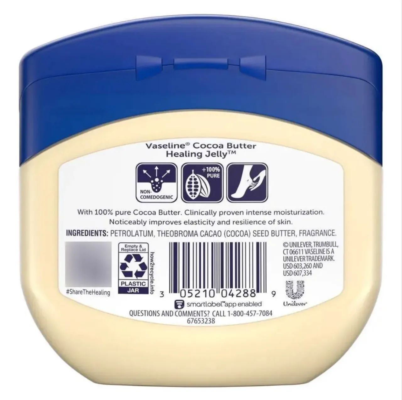 Vaseline Cocoa butter healing jelly 368g - Foto 2