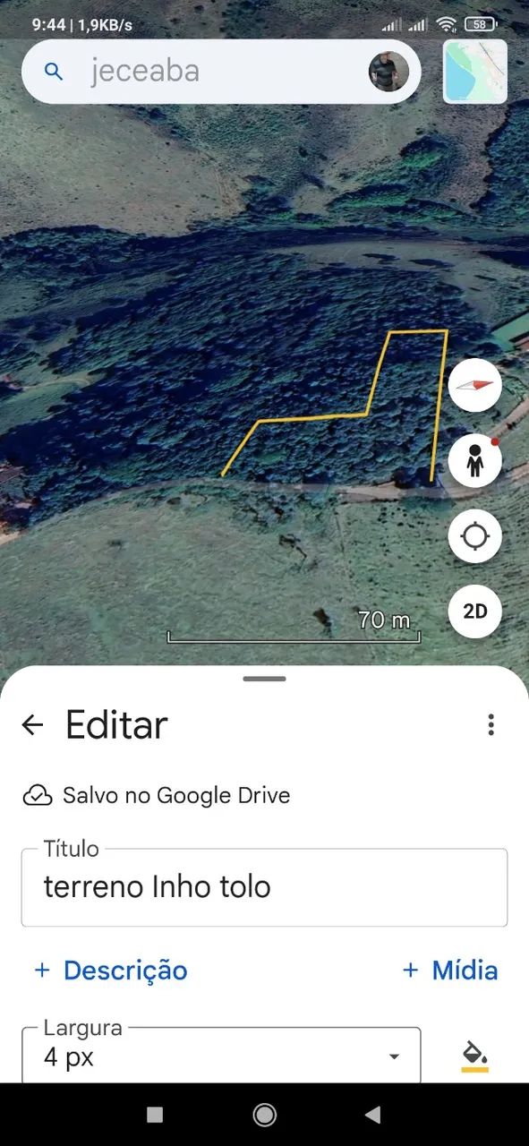 Área 2000m2 para chácara Jeceaba MG - Foto 3