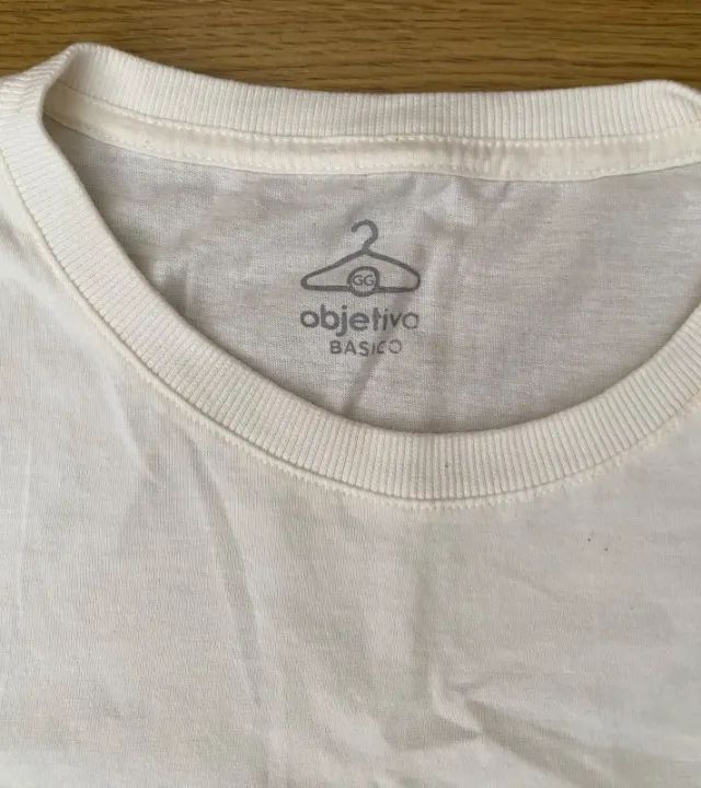 camisa objetiva básico branca gg - Foto 5