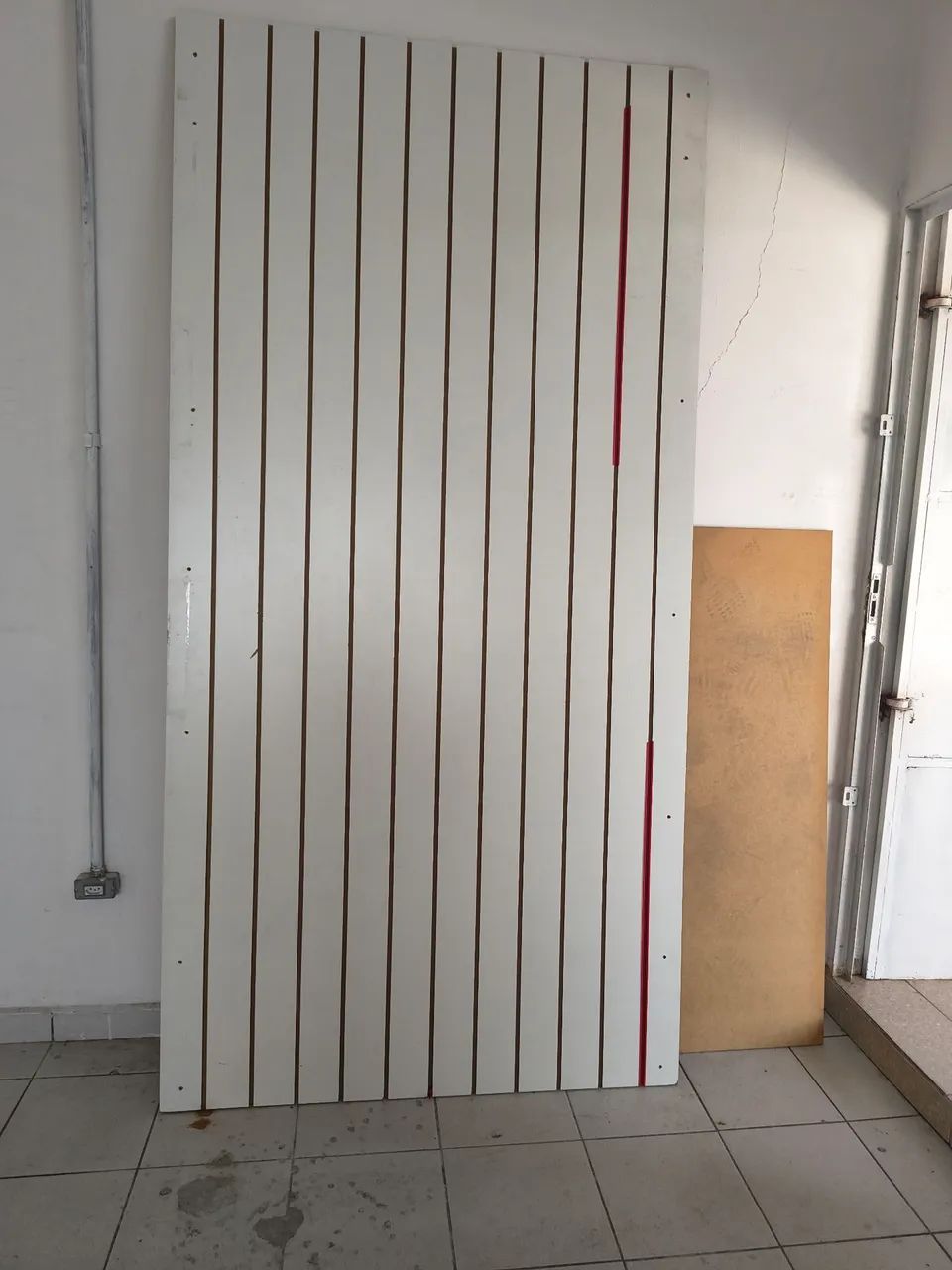 Painel canelado branco 