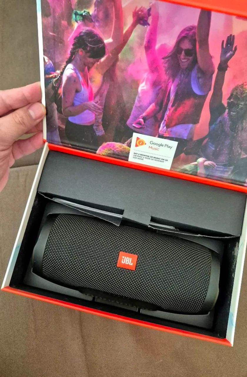 Caixa de Som Bluetooth JBL Charge 3 - Foto 3