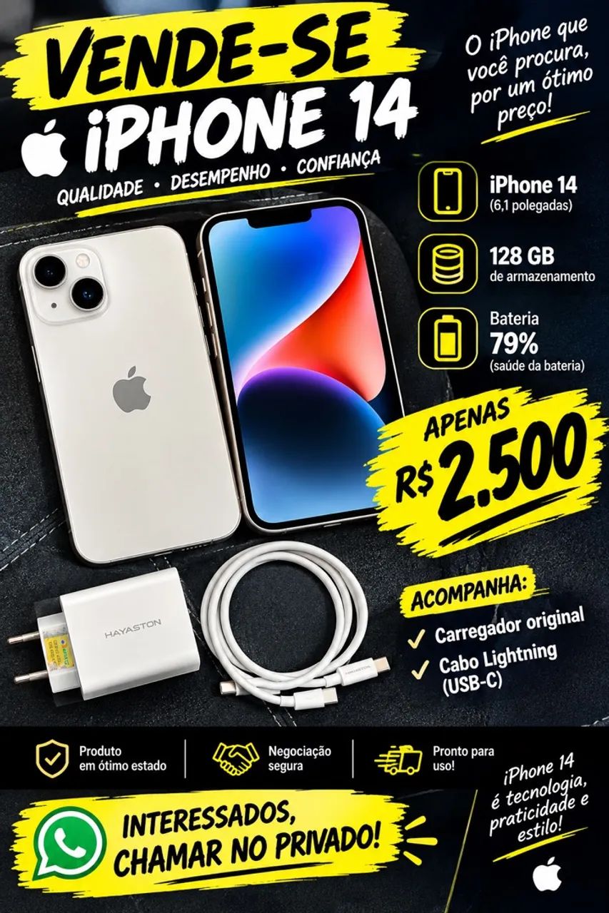 Celular iPhone 14