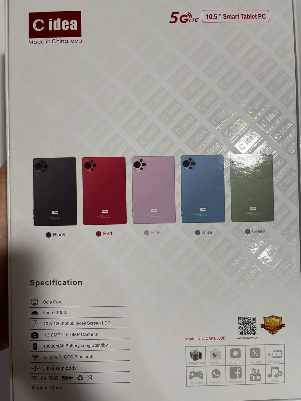 Vende-se Tablet, cor Preto - Foto 5