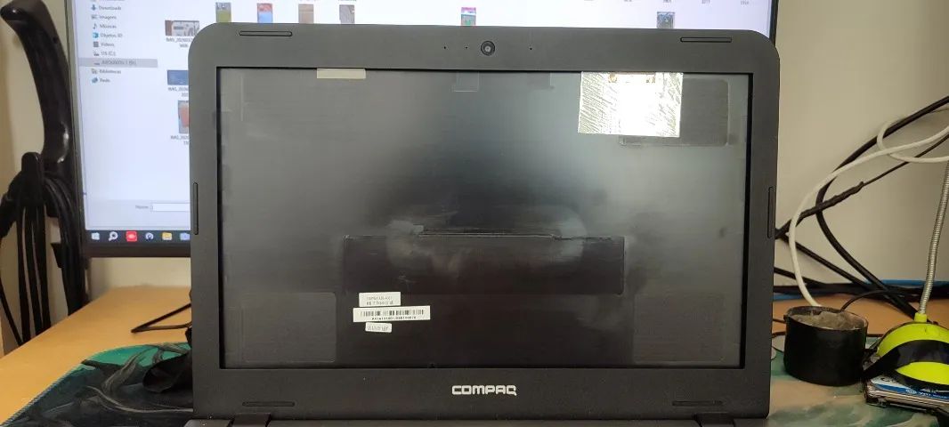 CARCAÇA COMPLETA DE NOTEBOOK SEM TELA DE COMPAQ - Foto 3