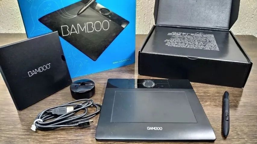 mesa digitalizadora bamboo mte450 - Foto 3