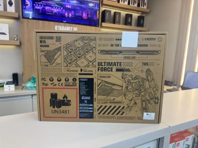 Notebook ASUS TUF Gaming F16 FX607VJ NVIDIA RTX 3050 Intel Core 5 210H 8Gb Ram 512Gb SSD