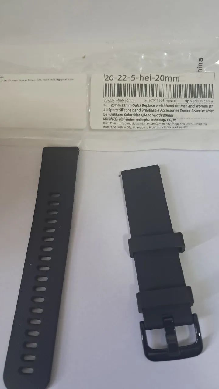 Pulseira com pino para SmartWatch 20mm