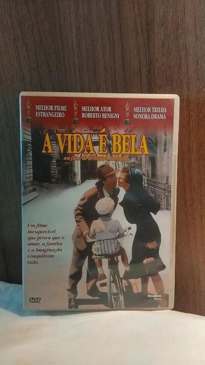 DVD A Vida É Bela Original áudio português 