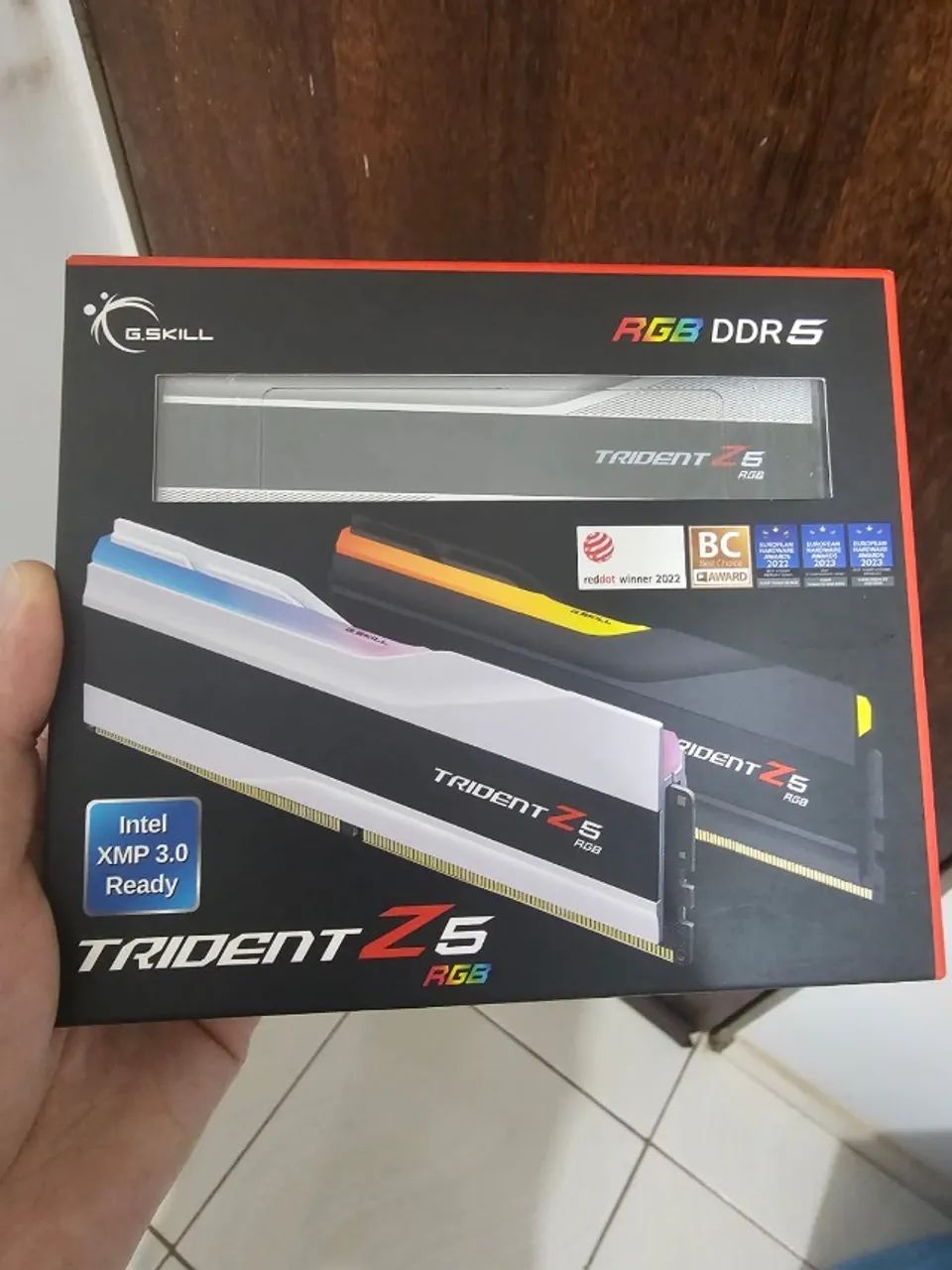 Memória Ram DDR5 32GB (2x16GB) 7.200MHz CL34 G.Skill Trident Z5
