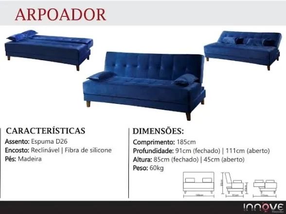 Sofá cama Arpoador / frete grátis  - Foto 2