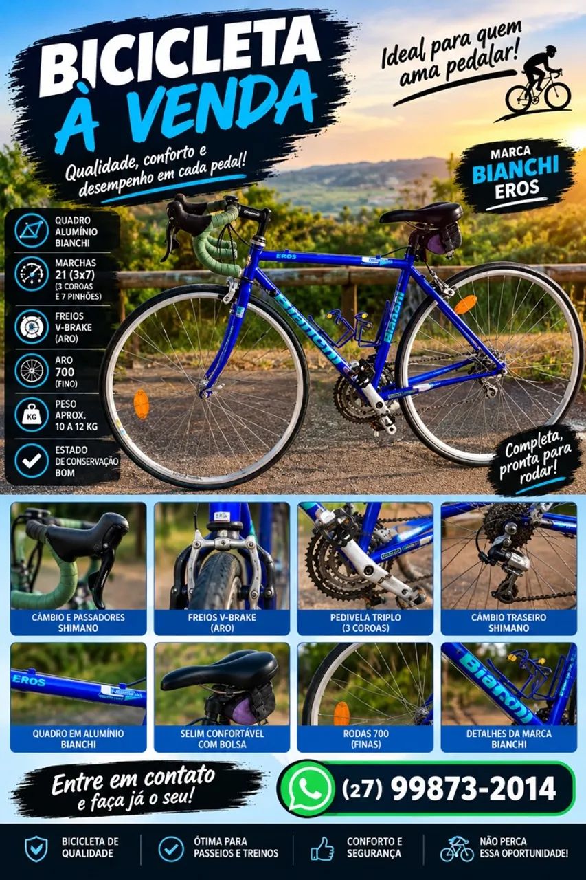 Bicicleta de corrida  - Foto 2