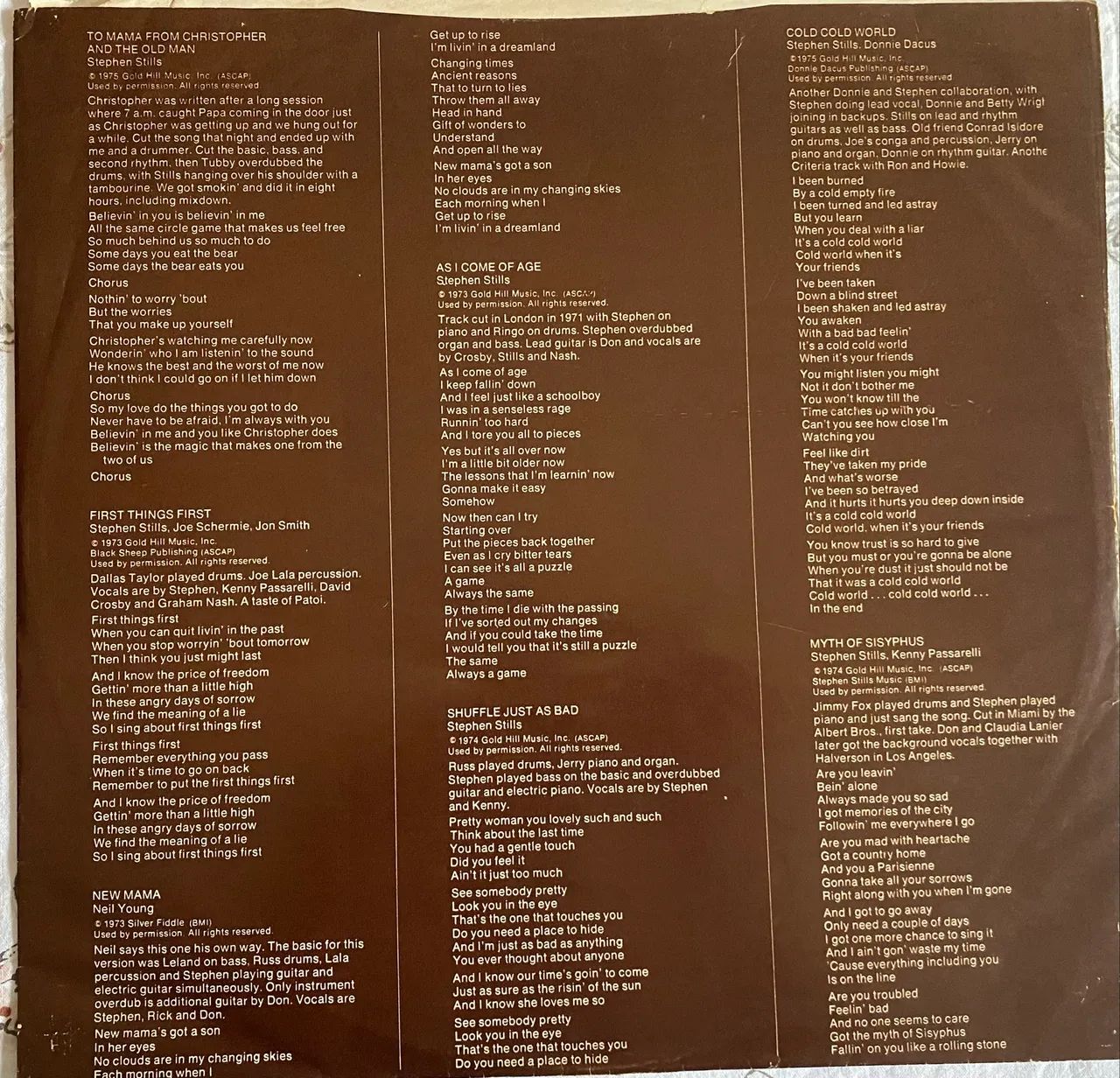 Disco de vinil Lp Stephen Stills - Stills 1975 - Com Encarte  - Foto 4